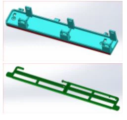 Plastic Lower Manifold Bracket Mold