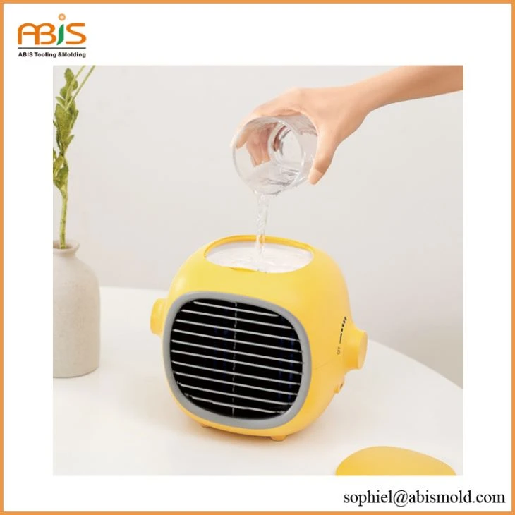 Lemon Color Air Conditioner Water Cooler Fan