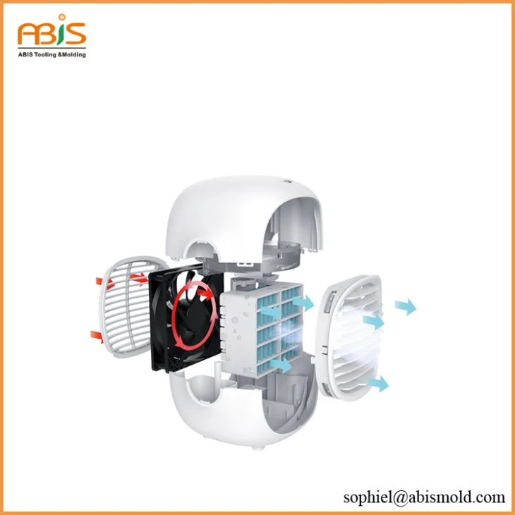 Lemon Color Air Conditioner Water Cooler Fan