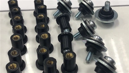 metal part inserting mold with one up side and two down side